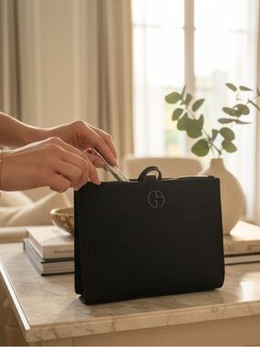 Giorgio Armani Authentic cosmetics bag or clutch bag